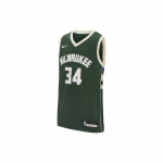 Nike Jaunimo Retro Krep&scaron;inio Liemenė Giannis Antetokounmpo #34 Milwaukee Bucks Sezonas 20 Gerbėjų Leidimas Vyri&scaron;ki Vir&scaron;utiniai Drabužiai Žalia AA4539-323 L