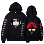 Itachi Hoodis Anime Megztinis Uzumaki Akatsuki Sakura Kakashi Sasuke Hinata Hyuga Harajuku Megztiniai Vyrams Moterims Drabužiai S black