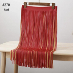 Meetee 55/70cm Ypač ilgas Odinis Kutas Kutas Suknelės Striukės Dekoras Nėrinių Apdaila Kra&scaron;tas Kutai PASIDARYK pats Drabužių Siuvimo Amatai Aksesuaras 64X55cm-1Pc raudona