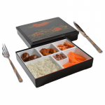 Melamino 6 skyrių verslo pietų bento dėžutė