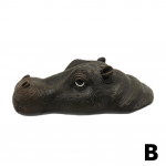 Tvenkinio plaukiojanti dekoracija Begemoto Ryklio galva Sodo tvenkinio plaukiojantys gyvūnų papuo&scaron;alai Draugi&scaron;ki realisti&scaron;ki papuo&scaron;alai Baseinui, sodui