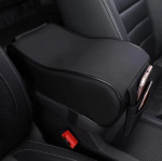 Odinis Automobilio Centrinis Porankis Mink&scaron;tas Padėklas Juodas Automobilio Centrinės Konsolės Porankis Sėdynės Dėžės Kilimėlis Pagalvėlės Užvalkalas Transporto Priemonės Apsauginis juoda