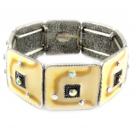 Les Tr&eacute;sors De Lily [E0425] - Bracelet Cr&eacute;ateur 'Mimosas' Beige smėlis