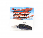 Zman Chatterbait Mini Max skęstantis masalas 3/8 uncijos juodai mėlynas (8866)