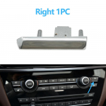 Automobilio oro kondicionavimo mygtukų apdailos panelės klavi&scaron;ų chromuota juostelė BMW X5 X6 F15 F16 2014-2018 pakeitimui Right 1PC