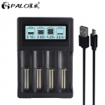 PALO 18650 Battery Charge Smart LCD, Micro USB, palaiko hibridinį 3,7 V įkrovimą 18650 26650 22650 18500 17500 14500 16340 ličio jonų baterija
