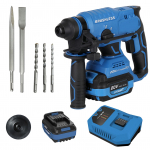 Belaidis sukamasis gręžtuvas su 20 voltų 4,0 AH ličio jonų įkraunama baterija, greitu įkrovikliu,
