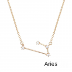 Lengvi prabangūs papuo&scaron;alai S925 Sterling Silver Starry Sky karoliai Ins Twelve 12 Constellation karoliai, moteri&scaron;ka raktikaulio grandinė