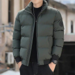Vyri&scaron;kas medvilnine pamink&scaron;tintas striukė Winter Trend Tiger Head Logo Trumpas pamink&scaron;tintas vyri&scaron;kas &scaron;varkas Storas laisvalaikis pamink&scaron;tintas striukė Vyri&scaron;kas Parkas M-5XL M armijos žalia spalva