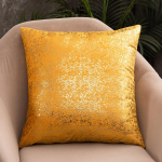 Four Seasons universalus Fuli Velvet Snowflake bronzinis pagalvės užvalkalas Lengvas prabangus sofos pagalvės užvalkalas 50*50 auksas
