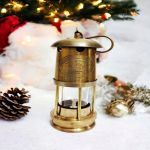 16,51 cm žalvarinis žibintas namų dekoravimui Dovana vyrams gimtadienio proga Helovino, Kalėdų proga, žalvarinis &scaron;viestuvas svetainei miegamajame