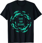 Unisex nardymo mar&scaron;kinėliai &bdquo;Shark Save Our Oceans&ldquo;. S