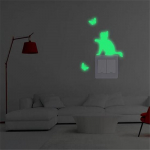 Nauji kūrybingi &scaron;viečiantys tamsoje fluorescenciniai lipdukai 1pcs