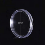 10 ~ 100 vnt 21-45 mm permatomas plastikinis monetų laikiklis Monetų surinkimo dėžutės dėklas monetoms laikyti kapsulės Apsauginės dėžutės konteineris 23mm x100pcs
