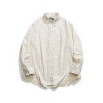 2024 m. raidės ilgomis rankovėmis mar&scaron;kinėliai japoni&scaron;ko Honkongo stiliaus laisvi mar&scaron;kinėliai berniukams, vasari&scaron;ki, madingi, universalūs, laisvalaikio paltai M abrikosas