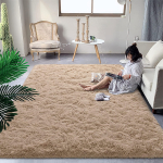 Auk&scaron;tos kokybės ir itin mink&scaron;tas pliu&scaron;inis kilimas Miegamojo lovos kilimėlis Svetainės vaikų kambarys Neslystantys namų dekoravimo kilimai 90x150cm