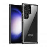 Samsung S24 Ultra/Pro Skaidrus Apsauginis Dėklas nuo Kritimo S24 juoda