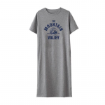 Madinga trumpomis rankovėmis nė&scaron;čiųjų suknelė žindymui - iki kelių mar&scaron;kinėlių sijonas nė&scaron;čioms moterims M