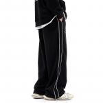Vyri&scaron;ki Y2K drabužiai Vasariniai dryžuoti sportiniai kelnaitės, plačios kelnės, bėgiojimas krovininės kelnės Kelnės vyrams Techwear korėjieti&scaron;ki drabužiai 2XL