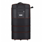 Sulankstomas kelioninis krep&scaron;ys lagaminas universalus ratukas laikymo dėžė kelionė į užsienį oro siunta didelės talpos i&scaron;traukiamas bagažo krep&scaron;ys juoda