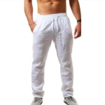 Naujos vyri&scaron;kos kelnės Vyri&scaron;kos vasarinės kvėpuojančios vienspalvės kelnės Fitness Streetwear S-4XL vyri&scaron;ki drabužiai 4XL juoda