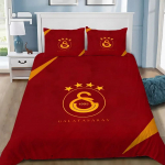 Galatasaray 3D spausdintas patalynės komplektas, futbolo klubo logotipas užvalkalas antklodei, pagalvių užvalkalai suaugusiems, mergaitei, berniukui, dovana, gimtadienio dovana 200x200cm