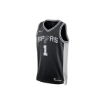 Nike NBA naujokų birža 2023 #1 pasirinkimas V formos i&scaron;kirptės krep&scaron;inio mar&scaron;kinėliai Unisex vir&scaron;utiniai drabužiai Juodi DN2022-015 S
