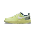 Nike Air Force 1 Crater Perdirbtos Medžiagos Laisvalaikio Neslystantys Smūgius Sugerianti Patvarūs Žemi Sportbačiai Vaikų sportbačiai Žali DH4340-700 28