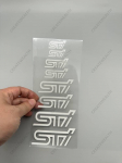 STI Subaru Stabdžių suportų lipdukas Atsparus auk&scaron;tai temperatūrai lipdukas &Scaron;aunus įstrižas suporto dangtelis Vandeniui atsparus lipdukas Stabdžių suportas (Ginyaku) STI