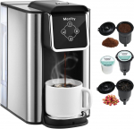 3-in-1 kavos aparatas K-Cup kapsulėms, tirpiai kavai ir arbatai, 6-10 oz, 50 oz nuimamas vandens rezervuaras, 120V, 1150W 50 fl Oz