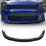 Pasienio Custom Priekinis Splitteris su Dvigubo Sluoksnio Lūpa 2015-2022 Dodge Charger Matte Black