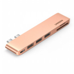 UGREEN USB tipo C &scaron;akotuvas su SD/TF kortelių skaitytuvu