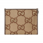 Gucci Jumbo GG drobės mai&scaron;elis-kosmetinė Smėlio spalvos Rudo odos Kasdieniam naudojimui 699318-UKMBG-2572 Gift Set(Basic Set+Box+Shopping Bag)