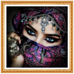 Diamond Beautiful Eyes Series Full Kits Derva Crystal Wall Art Deimantinis paveikslas Portretas Paveikslėlis 20X30CM
