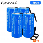 Palo 32700 7200 mAh įkraunama baterija 3,2 V lifepo4 baterija Geležies fosfato didelės galios maksimalaus nuolatinio i&scaron;sikrovimo baterijos 4PCS