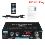 AK35 800W Namų skaitmeniniai stiprintuvai Garsas 110-240V Žemieji dažniai Garsas Galia bluetooth stiprintuvas Hifi FM automatinė muzika Žemųjų dažnių garsiakalbiai AK35 EU Plug juoda