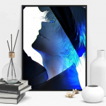 Japonijos klasikinis anime Jujutsu Kaisen Six Eyes Gojo Satoru Plakatai Spaudiniai Nuotraukos Drobės Tapyba Siena Namų kambario baro dekoravimas 21cm&times;30cm NoFrame