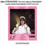 &bdquo;Stray Kids&ldquo; 7-asis mini albumas &bdquo;Maxident SoundWave&ldquo;, 2 &bdquo;Lucky Draw&ldquo; nuotraukų kortelė &bdquo;Polaroid&ldquo; Seungmin - Benefit