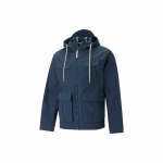 Puma Vienspalvė striukė su užtrauktuku su gobtuvu, daugiaki&scaron;enė austinė laisvalaikio striukė Unisex striukė Midnight-Blue 537962-16 XL
