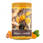 Teacurry Organic Turmeric Powder (200 grams) - Help with Glowing Skin & Improve Digestion - 100% Organic, Free from Heavy Metals, Chemicals