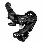 SHIMANO Galinis pavarų perjungiklis juodas ERDTY300D TOURNEY (MTB) RD-TY300 7S/6S