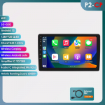 Ossuret Citroen Berlingo B9 Peugeot Partner 2008-2019 Automobilio Radijas Multimedia Navigacija GPS 2 Din Android 13 Autoradio CarPlay Stereo I&scaron;manusis Ekranas P2CP 4Core 2G 32G