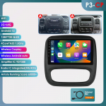 Ossuret 4G AI balso Android Auto radijas Renault Trafic 3 2014-2021 Opel Vivaro B 2014-2018 Carplay Automobilio multimedija I&scaron;manusis ekranas GPS 2DIN P3CP A 4Core 2G 64G