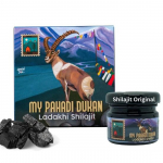 MANO PAHADI DUKANAS (MPD) 100% grynas Ladakhi Shilajit 20G | Autenti&scaron;kas Himalajų &scaron;ilajitas, skirtas padidinti i&scaron;tvermę, jėgą | Laboratori&scaron;kai patikrinta, derva