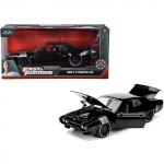 JADA TOYS Greiti ir įsiutę PLYMOUTH GTX 1972 Juodas Dom PLYMOUTH GTX FF8 Miniatiūrinis automobilis 98292 1/24 & Dom's [Prekė] juoda