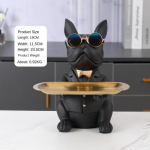 Buldogas Sandėliavimo Ornamentai Įėjimo Durų Raktų Dėklas Saldainių Dėklas Skandinavi&scaron;kas Lengvas Prabangus Asmenybė Namų Dekoravimas