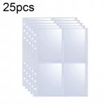 4 skyrių vidinis puslapis Kpop fotokortelių segtuvas A5 formato daugkartinio pildymo kortelių nuotraukų laikymo albumas su 200 kortelių skyreliais 25pcs binder skaidri