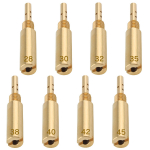 Pilotinis purk&scaron;tukas Jetsetmoto Pilotinis purk&scaron;tukų rinkinys Motociklų įranga #28#30#32#35#38#40#42#45 (26mm x 4.5mm) Keihinui 8pcs#28-#45-B