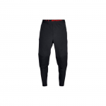 Under Armour Nuolatiniai kasdieniai kvėpuojantys vienspalviai sportinės kelnės vyrams, juodos, 1321005-001 M