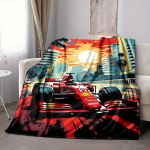 1 vnt. lenktyninio automobilio pledas Lengvas flanelinis pledas Mėtomasis pledas sofai, lovai, kelionėms, stovyklavimui, svetainei, biurui, sofai 130&times;150cm gray